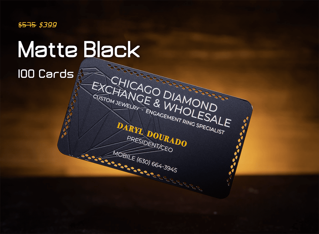 Lux Starter Pack - Matte Black: 100 Cards 1 Lux Starter Pack - Matte Black: 100 Cards